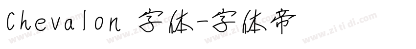 Chevalon 字体字体转换